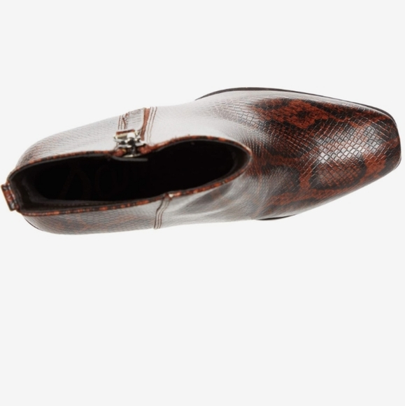 SAM EDELMAN CARLYSLE WOMENS BOOTIES LEATHER ANKLE BOOTS SIZE 6.5 - Picture 3 of 10